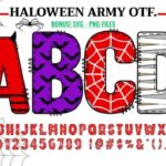 Halloween Army Set Font - Featured Image