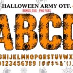 Halloween Army Spider Font - Featured Image
