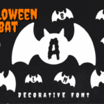 Halloween Bat Font - Featured Image