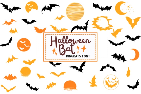 Halloween Bat Font - Featured Image