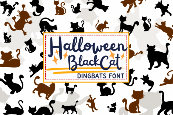 Halloween Black Cat Font - Featured Image