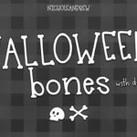 Halloween Bones Font - Featured Image