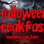 Halloween Breakfast Font - Featured Image