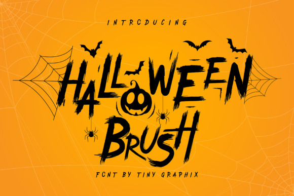 Halloween Brush Font - Featured Image