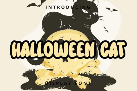 Halloween Cat Font - Featured Image