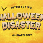 Halloween Disaster Font - Featured Image