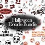 Halloween Doodle Bundle Font - Featured Image