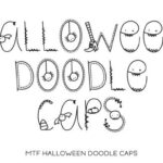 Halloween Doodle Caps Font - Featured Image