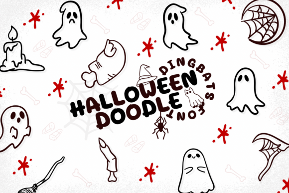 Halloween Doodle Font - Featured Image