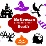 Halloween Doodle Font - Featured Image