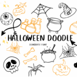 Halloween Doodle Font - Featured Image