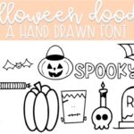 Halloween Doodle Font - Featured Image