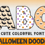 Halloween Doodle Font - Featured Image