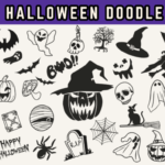 Halloween Doodle Font - Featured Image