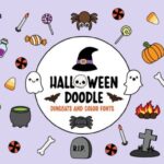 Halloween Doodle Font - Featured Image