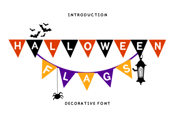 Halloween Flags Font - Featured Image