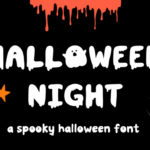 Halloween Night Font - Featured Image