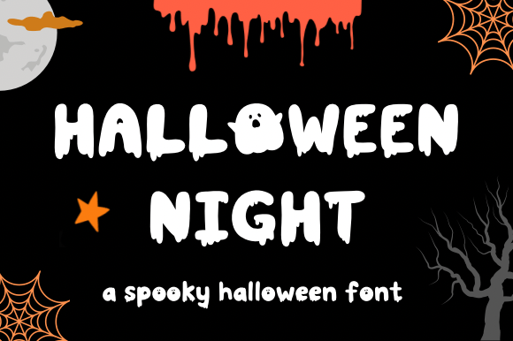 Halloween Night Font - Featured Image