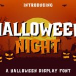 Halloween Night Font - Featured Image