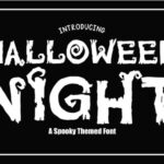 Halloween Night Font - Featured Image