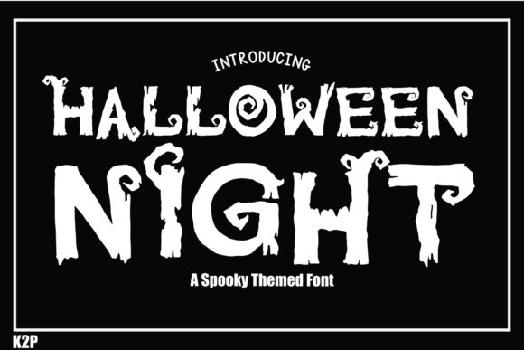 Halloween Night Font - Featured Image