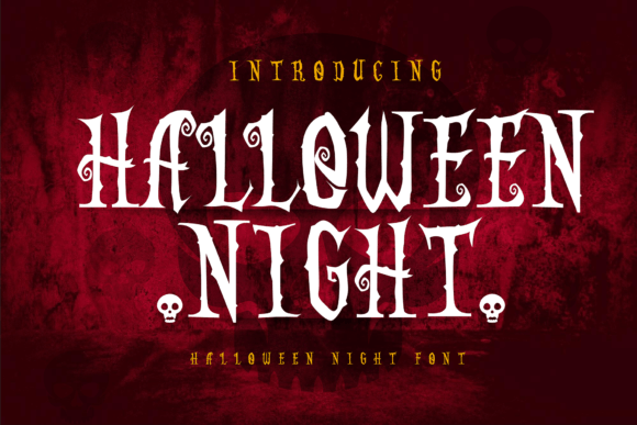 Halloween Night Font - Featured Image