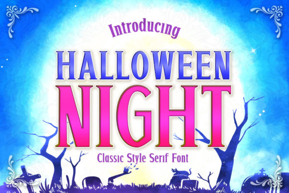 Halloween Night Font - Featured Image