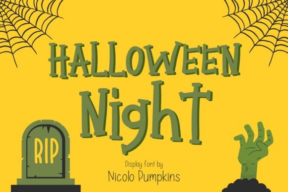 Halloween Night Font - Featured Image