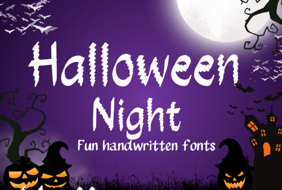 Halloween Night Font - Featured Image