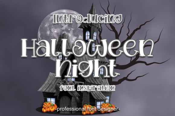 Halloween Night Font - Featured Image
