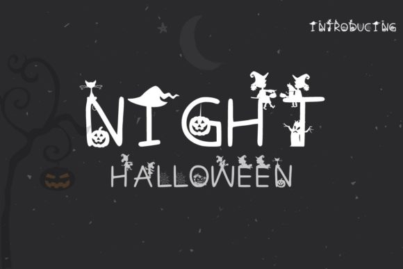 Halloween Night Font - Featured Image