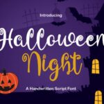 Halloween Night Font - Featured Image