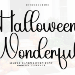 Halloween Wonderful Font - Featured Image