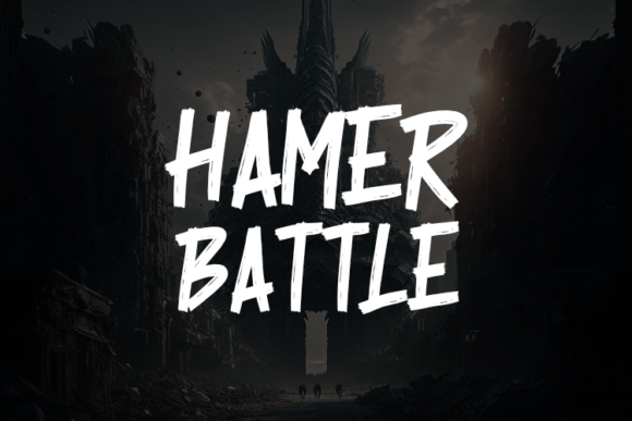 Hamer Battle Font - Featured Image