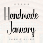 Handmade January Font - Featured Image