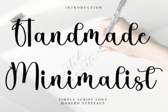Handmade Minimalist Font - Featured Image