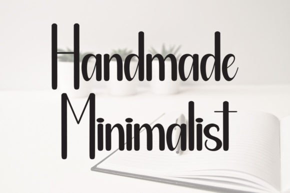 Handmade Minimalist Font - Featured Image