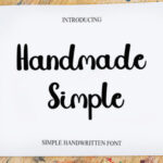 Handmade Simple Font - Featured Image