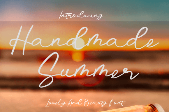 Handmade Summer Font - Featured Image