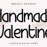 Handmade Valentine Font - Featured Image