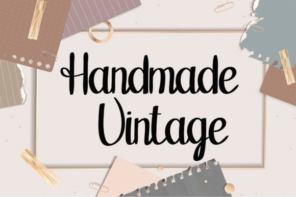 Handmade Vintage Font - Featured Image