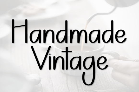 Handmade Vintage Font - Featured Image