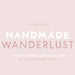 Handmade Wanderlust Duo Font - Featured Image