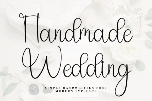 Handmade Wedding Font - Featured Image
