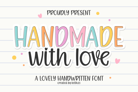 Handmade with Love Font - Featured Image