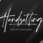 Handsetting Font - Featured Image