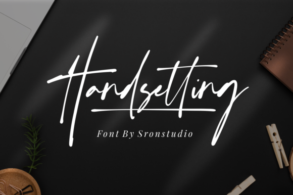 Handsetting Font - Featured Image