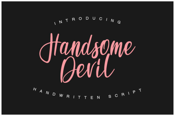Handsome Devil Font - Featured Image