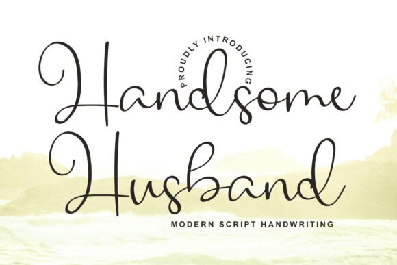 Handsome Husband Font - Featured Image