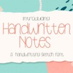 Handwritten Notes Font - Featured Image
